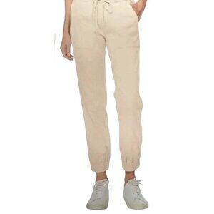 Buffalo David Bitton Women's Soft Tencel Pull-On Jogger, Cream, Size Medium